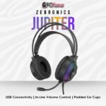 H-ZEB HEADPHONE USB WITH AND VOL (JUPITER BLACK)