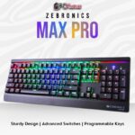 KB-ZEBRONICS MECHANICAL USB WIRED KEYBOARD (MAX PRO)