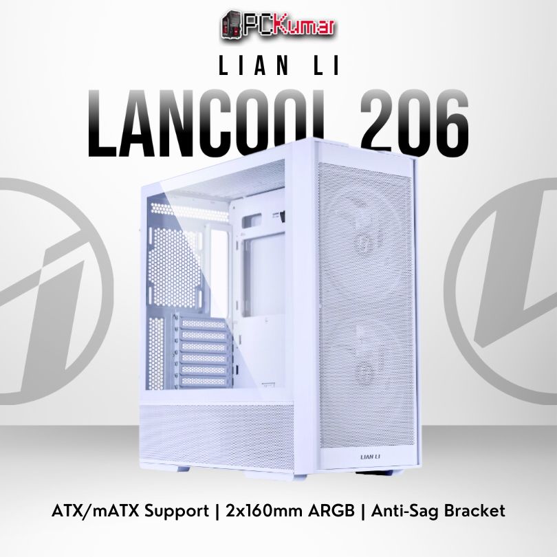 Lian Li Chassis LANCOOL 206RW white