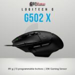 Logitech G502 X WIRED MOUSE BLACK