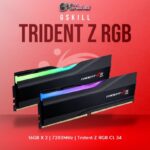 GSKILL MEMORY F5-7200J3445G16GX2-TZ5RK- 16GB X 2 7200MHz Trident Z RGB CL 34