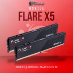 GSKILL MEMORY F5-6000J3040G32GX2-FX5- 32GB X 2 6000MHz FLARE X 5 CL 30
