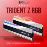 GSKILL MEMORY F5-7200J3445G16GX2-TZ5RS- 16GB X 2 7200MHz Trident Z RGB CL 34 White