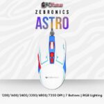 MS-ZEBRONICS OPTICAL USB GAMING MOUSE (ASTRO WHITE)