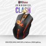 MS-ZEBRONICS OPTICAL USB GAMING MOUSE (CLASH)