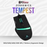 MS-ZEBRONICS OPTICAL USB GAMING MOUSE (TEMPEST)