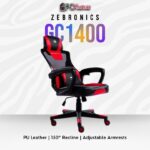 ZEB-GC1400 ZEBRONICS GAMING CHAIR (RED)