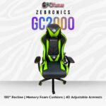 ZEB-GC2000 ZEBRONICS GAMING CHAIR (GREEN)