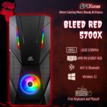Bloody Red Gamer with AMD Ryzen 7 5700 + RX 6500XT 4GB