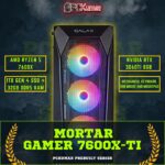 Mortar Gamer with AMD Ryzen 5 7600X + RTX 3060TI 8GB /RX 6750XT 12G
