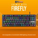 Cosmic Byte CB GK-34 FIREFLY HOT SWAPPABLE RED KEYBOARD
