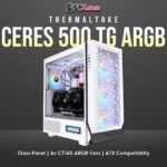 Thermaltake Toughpower Ceres 500 TG ARGB Snow/White/Win/SPCC/Tempered Glass*1/CT140 ARGB Fan*4/Brown Box
