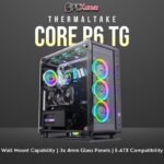 Thermaltake Toughpower Core P6 TG /Black/Wall Mount/SPCC/4mm Tempered Glass*3