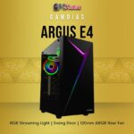 GAMDIAS ARGUS E4 BLACK RGB CABINET
