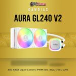 GAMDIAS AURA GL 240 V2 ARGB LIQUIDCOOLER WHITE