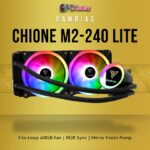 GAMDIAS CHIONE M2 240 LITE BLACK CPU COOLER
