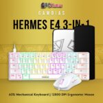 GAMDIAS HERMES E4 3 IN 1 WHITE COMBO