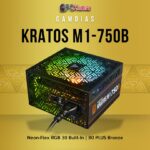 GAMDIAS KRATOS M1-750WATT BRONZE ARGB SMPS