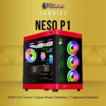 GAMDIAS NESO P1 BLACK RED CABINET
