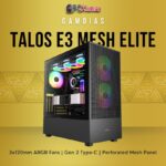 GAMDIAS TALOS E3 MESH ELITE CABINET BLK