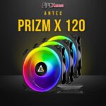 Antec Prizm X 120 3+C ARGB PWM Cabinet Fan Kit with controller( 120MM X 3) 600-2000 RPM pack of Three ARGB