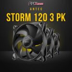 Antec Storm 120 3 PK PWM Cabinet Fan Kit( 120MM X 3) 600-2000 RPM pack of Three