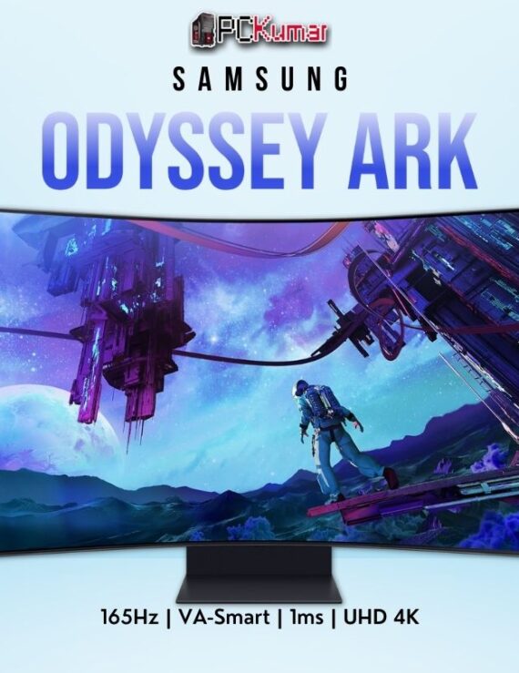 Samsung Odyssey Ark 55BG97 55-inch UHD 165Hz Smart gaming monitor with HDR 32x and Ark Dial
