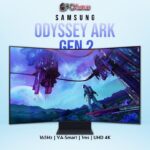Samsung Odyssey Ark Gen 2 55CG97 55-inch UHD 165Hz Smart gaming monitor with KVM switch and multiview