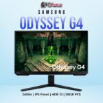 Samsung Odyssey G4 25BG402 Gaming Monitor, 25-Inch Full HD IPS display, 240Hz refresh rate, 1ms response time, ergonomic stand.