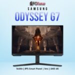 Samsung Odyssey G7 28BG70 28-inch UHD 144Hz IPS gaming monitor with HDR400 and Smart Hub