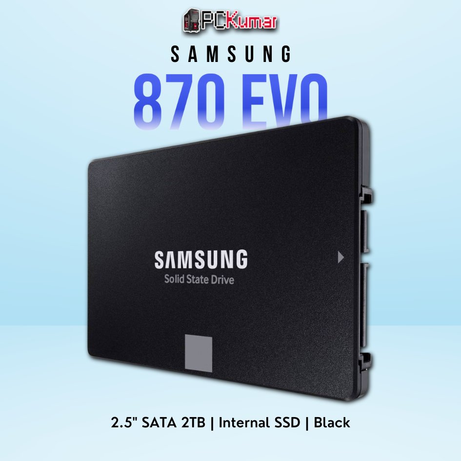 Performance: Advanced SATA 6Gb/s SSD with sequential read speeds up to 560 MB/s and write speeds up to 530 MB/s, ensuring fast and reliable performance for intensive tasks. Storage: 2TB capacity is perfect for storing 4K videos, large datasets, and professional media projects. Durability: Built with V-NAND technology for long-lasting and consistent performance under heavy workloads. Compatibility: Works seamlessly with desktops, laptops, and legacy systems, ensuring universal integration.