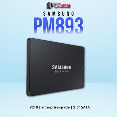 SAMSUNG PM893 SSD with 1.92TB capacity, built for robust performance in enterprise environments.