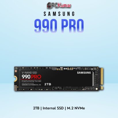 SAMSUNG 990 PRO SSD 2TB with ultra-fast PCIe 4.0 performance and advanced V-NAND technology.