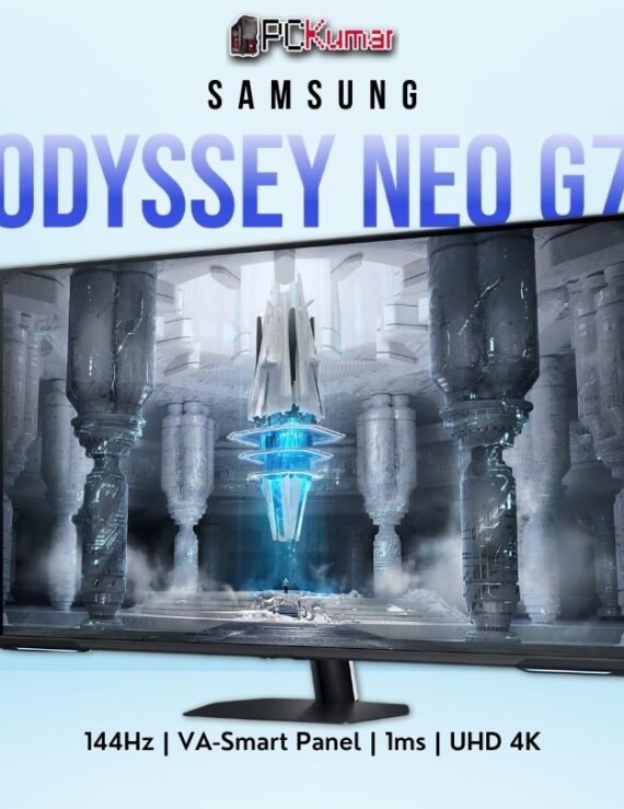 Samsung Odyssey Neo G7 43CG70 43-inch UHD 144Hz VA gaming monitor with HDR600 and built-in speakers