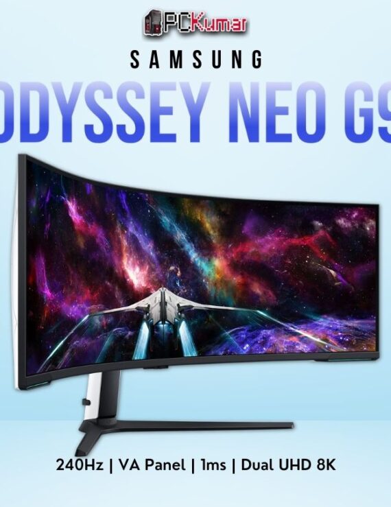 Samsung Odyssey Neo G9 57CG95 57-inch Dual UHD 240Hz Smart gaming monitor with HDR1000