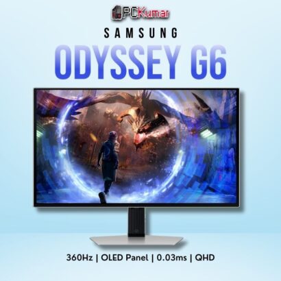Samsung Odyssey OLED G6 27DG600 27-inch QHD 240Hz OLED gaming monitor with HDR10+