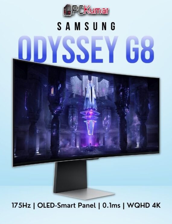 Samsung Odyssey OLED G8 34BG850 34-inch WQHD 175Hz ultra-wide OLED gaming monitor with HDR400