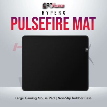 HyperX Pulsefire Mat L large gaming mouse pad with precision tracking surface.