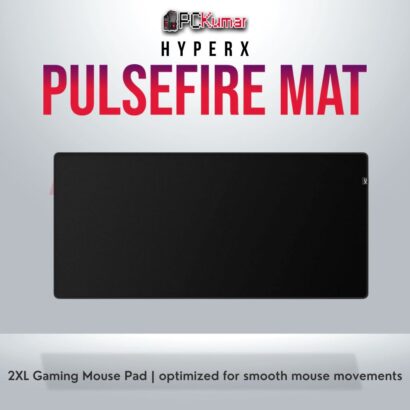 HyperX Pulsefire Mat 2XL gaming mouse pad with expansive design and anti-slip base