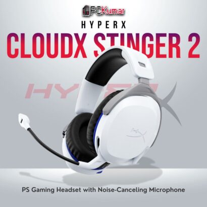 HyperX Cloud Stinger 2 GAM HS PS headset with precision-tuned drivers.
