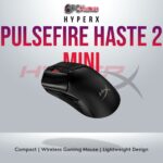 HyperX Pulsefire Haste 2 Mini Wireless Black mouse with lightweight design and 26,000 DPI sensor.