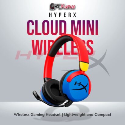 HyperX Cloud Mini WD Multi wireless headset with versatile compatibility and compact design.