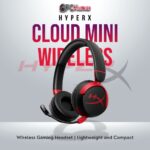 HyperX Cloud Mini WD Black wireless headset with premium audio and lightweight design.