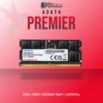 ADATA DDR5 RAM 8GB 5600MHz SODIMM for entry-level laptop performance.