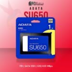 ADATA SU650 1TB SATA SSD with 520MB/s read speed for reliable everyday use.
