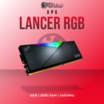 XPG DDR5 RAM 16GB 5600MHz Lancer RGB Black with dynamic lighting and high-speed performance.