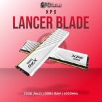 XPG DDR5 RAM 32GB 6000MHz LANCER BLAD WHT with elegant white design.