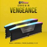 Corsair VENGEANCE-CMH96GX5M2B6400C32- 48GBX2 6400 MHz RGB DDR5 CL32 - Black