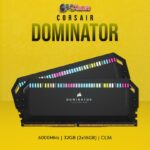 Corsair Memory CMT32GX5M2E6000C36 DOMINATOR PLATINUM RGB DDR5 2 32GB (2 x 16GB) DDR5 6000 CL36-44-44-96 1.35V Intel XMP Memory - BLACK