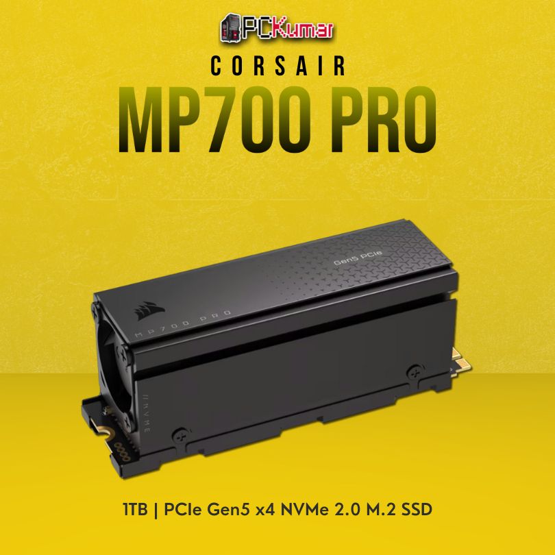Corsair CSSD-F1000GBMP700PNH MP700 PRO 1TB PCIe Gen5 x4 NVMe 2.0 M.2 SSD